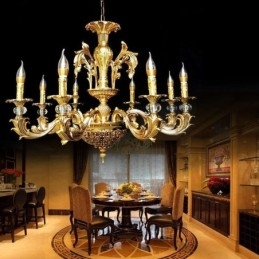 Crystal Chandelier Modern Luxury Kattovalaisimet Kodin valaistus Luova Lampun valaistus