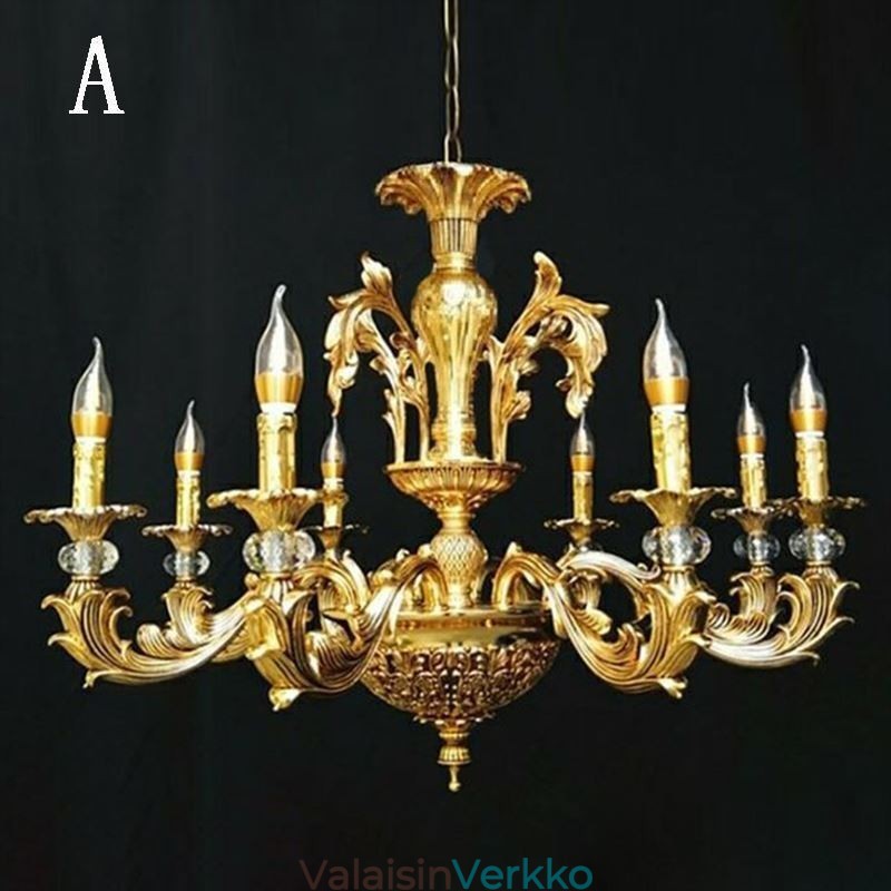Crystal Chandelier Modern Luxury Kattovalaisimet Kodin valaistus Luova Lampun valaistus