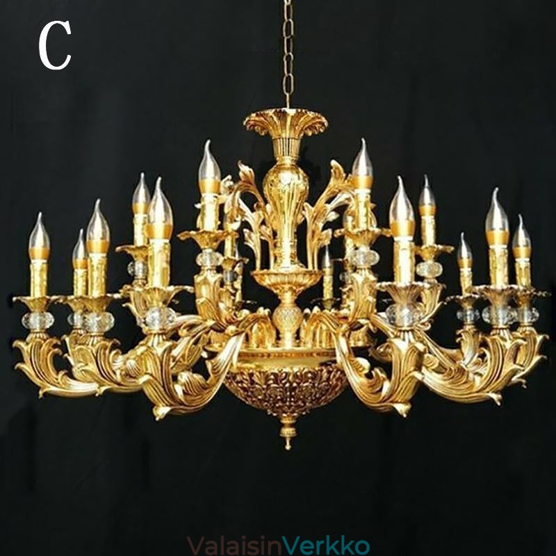 Crystal Chandelier Modern Luxury Kattovalaisimet Kodin valaistus Luova Lampun valaistus