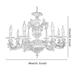 Crystal Chandelier Modern Luxury Kattovalaisimet Kodin valaistus Luova Lampun valaistus