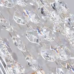 Moderni Crystal Kattokruunu Ylellinen portaikko Crystal kattovalaisin 19 valolla
