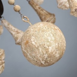 Retro-tyylinen puinen riippuvalaisin tyylikäs kattokruunu