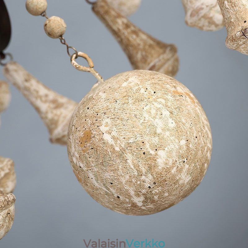 Retro-tyylinen puinen riippuvalaisin tyylikäs kattokruunu