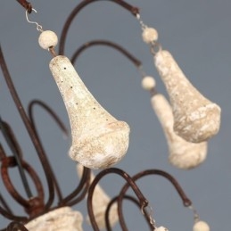 Retro-tyylinen puinen riippuvalaisin tyylikäs kattokruunu