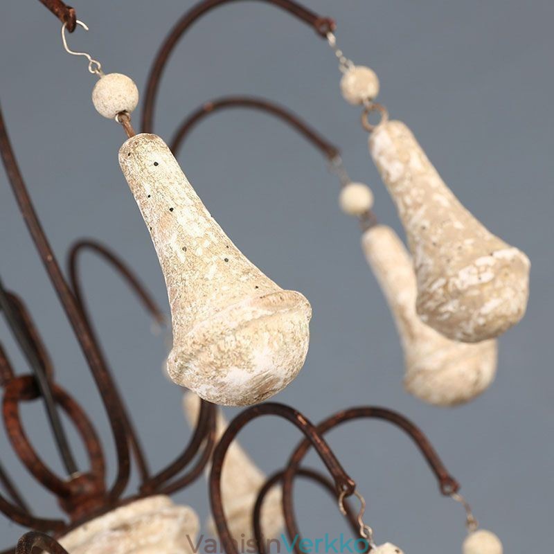 Retro-tyylinen puinen riippuvalaisin tyylikäs kattokruunu