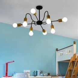 Nykyaikainen Creative Iron Pendant Light Spider kattokruunu