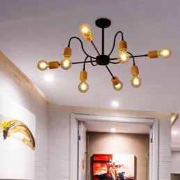 Nykyaikainen Creative Iron Pendant Light Spider kattokruunu