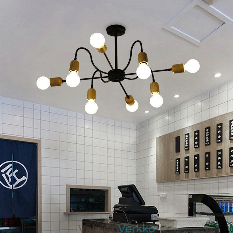 Nykyaikainen Creative Iron Pendant Light Spider kattokruunu
