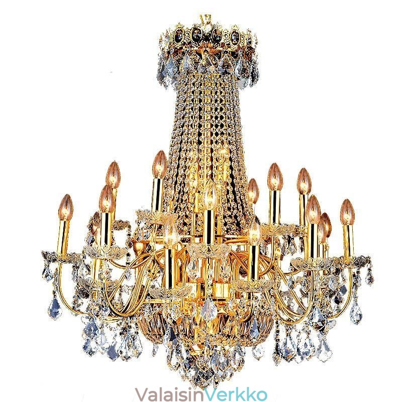 European Luxury Crystal Kattokruunu Duplex Stair riippuvalaisin