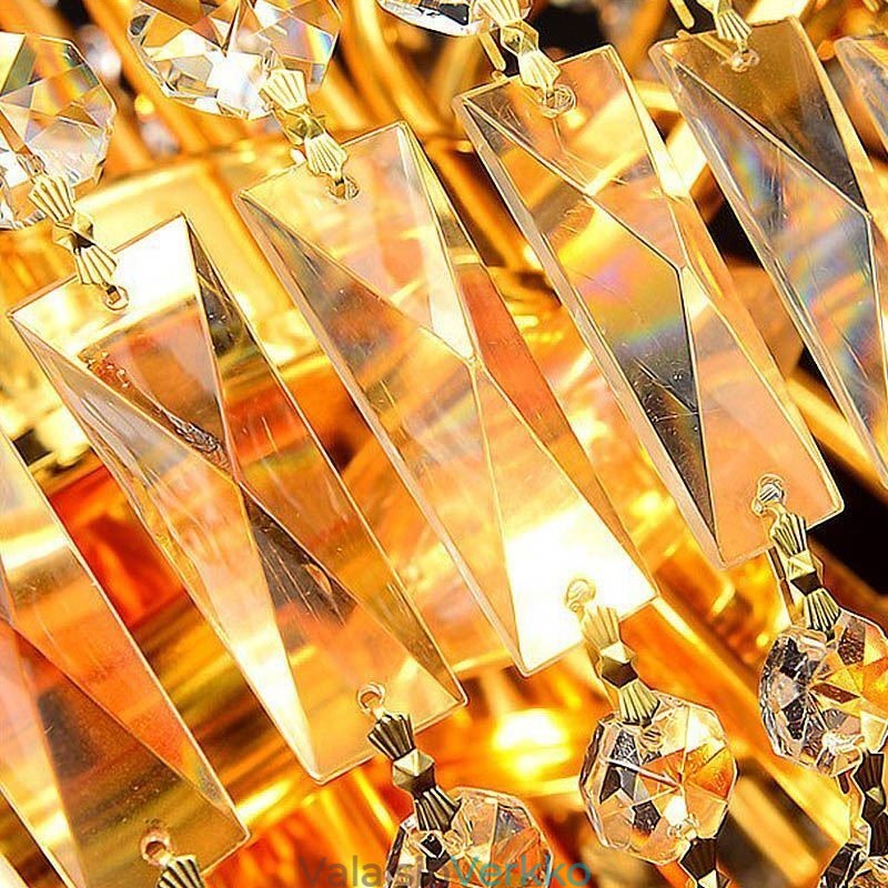 European Luxury Crystal Kattokruunu Duplex Stair riippuvalaisin