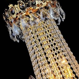 European Luxury Crystal Kattokruunu Duplex Stair riippuvalaisin