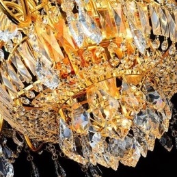 European Luxury Crystal Kattokruunu Duplex Stair riippuvalaisin