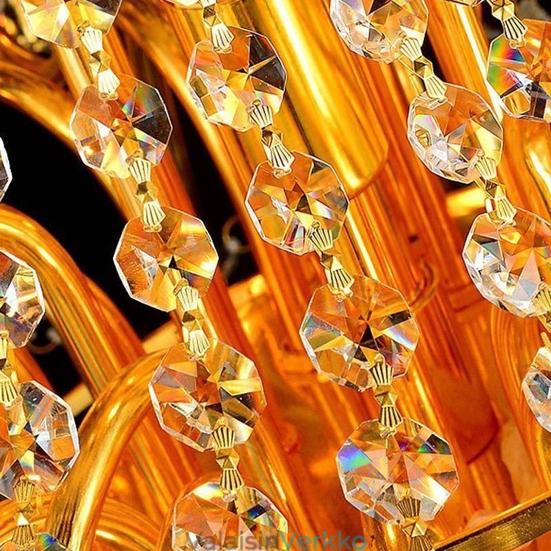 European Luxury Crystal Kattokruunu Duplex Stair riippuvalaisin