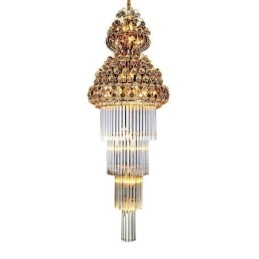 Retro Crystal Empire Kattokruunu Ylellinen pitkä riipus