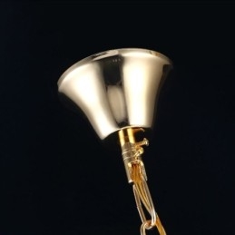 Ylellinen kristallikruunu Moderni tyylikäs riippuvalaisin