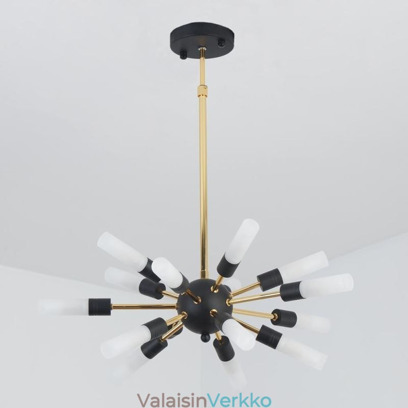 Pohjoismainen riippuvalaisin luova pyöreä kattokruunulamppu