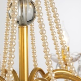 American Crystal Pendant Light Country Style Creative Iron Art kattovalaisin