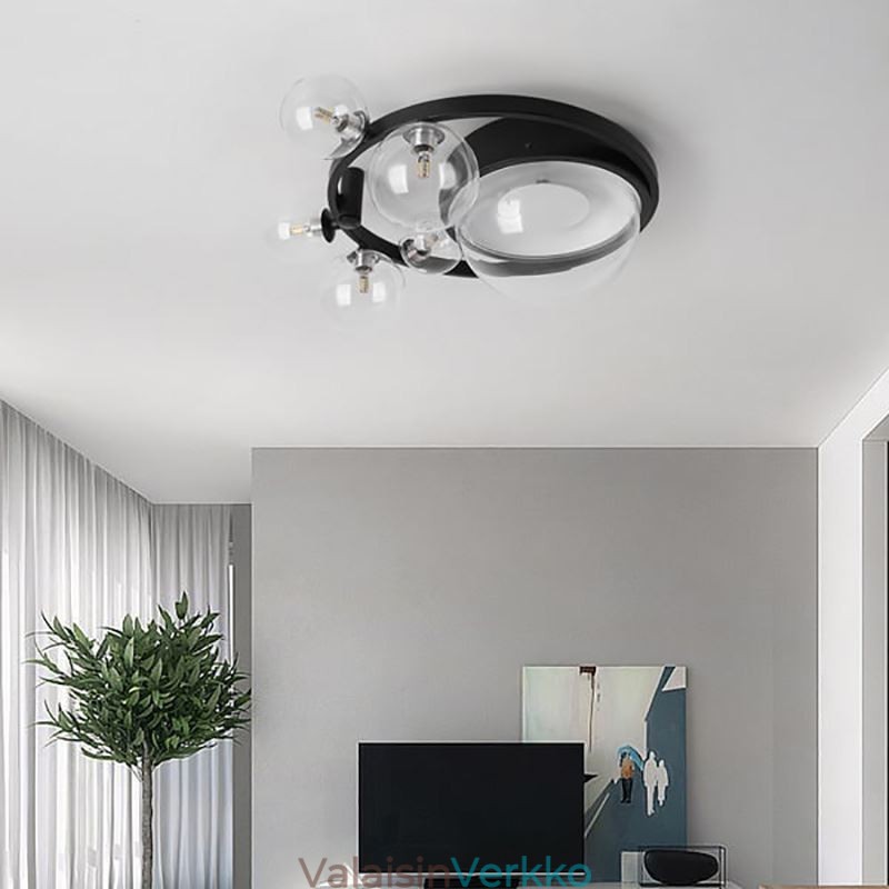 Uppoasennettu moderni minimalistinen koristeellinen lasikattovalaisin