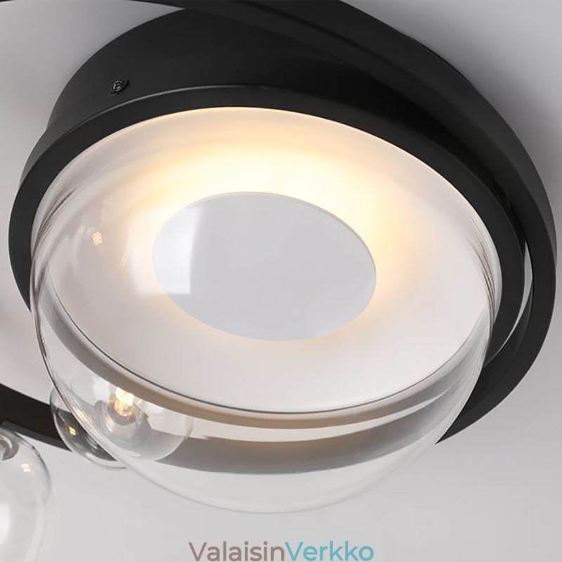 Uppoasennettu moderni minimalistinen koristeellinen lasikattovalaisin