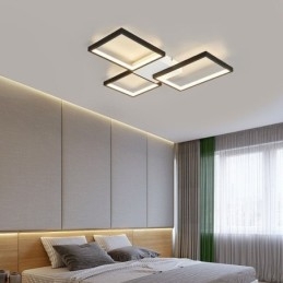 Uppoasennus Minimalist 3 neliön kattovalaisin portaaton himmennettävä kaukosäätimellä 60W