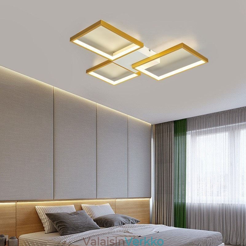 Uppoasennus Minimalist 3 neliön kattovalaisin portaaton himmennettävä kaukosäätimellä 60W