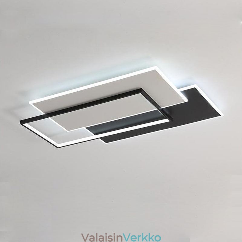 Uppoasennus Minimalistinen neliönmuotoinen akryylikattovalo