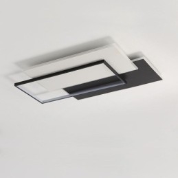 Uppoasennus Minimalistinen neliönmuotoinen akryylikattovalo