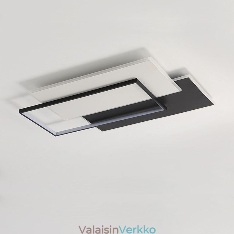 Uppoasennus Minimalistinen neliönmuotoinen akryylikattovalo