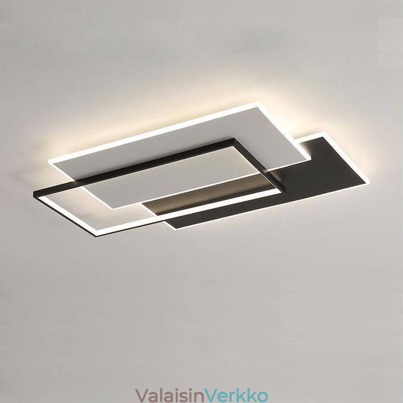 Uppoasennus Minimalistinen neliönmuotoinen akryylikattovalo