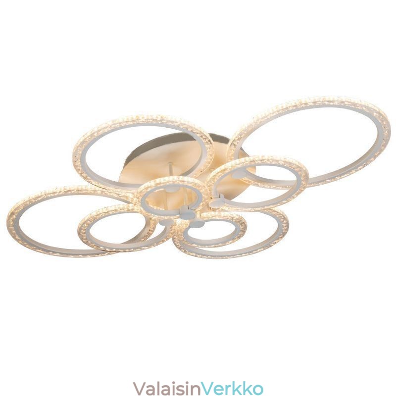 Uppoasennettu moderni minimalistinen pyöreä akryyli kukkavalaisin