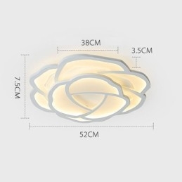 Uppoasennus Moderni Simple Rose Akryyli kattovalaisin 52cm