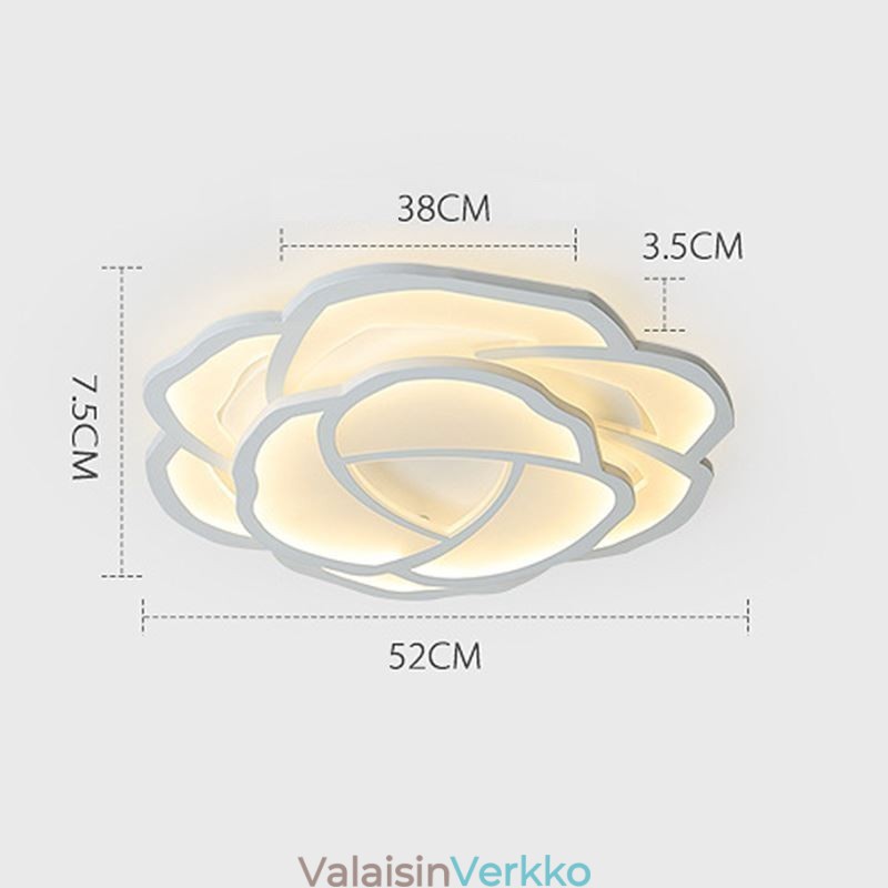 Uppoasennus Moderni Simple Rose Akryyli kattovalaisin 52cm