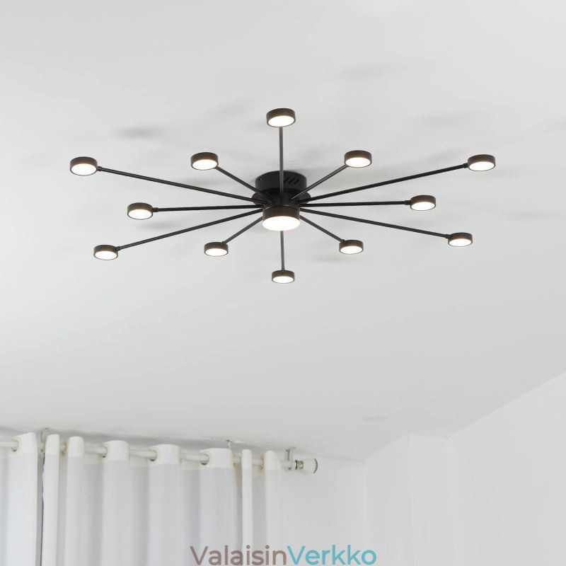 Uppoasennettu moderni minimalistinen kattovalo akryylivarjostin