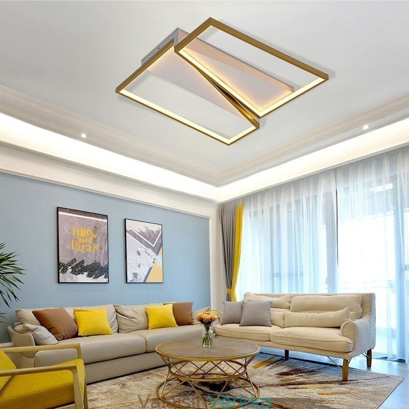 Uppoasennettu minimalistinen mosaiikki trapezium kattovalaisin