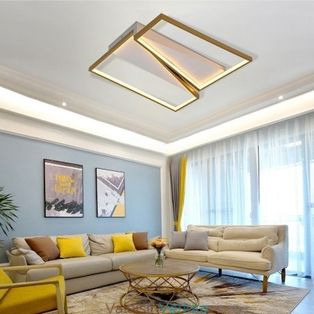 Uppoasennettu minimalistinen mosaiikki trapezium kattovalaisin