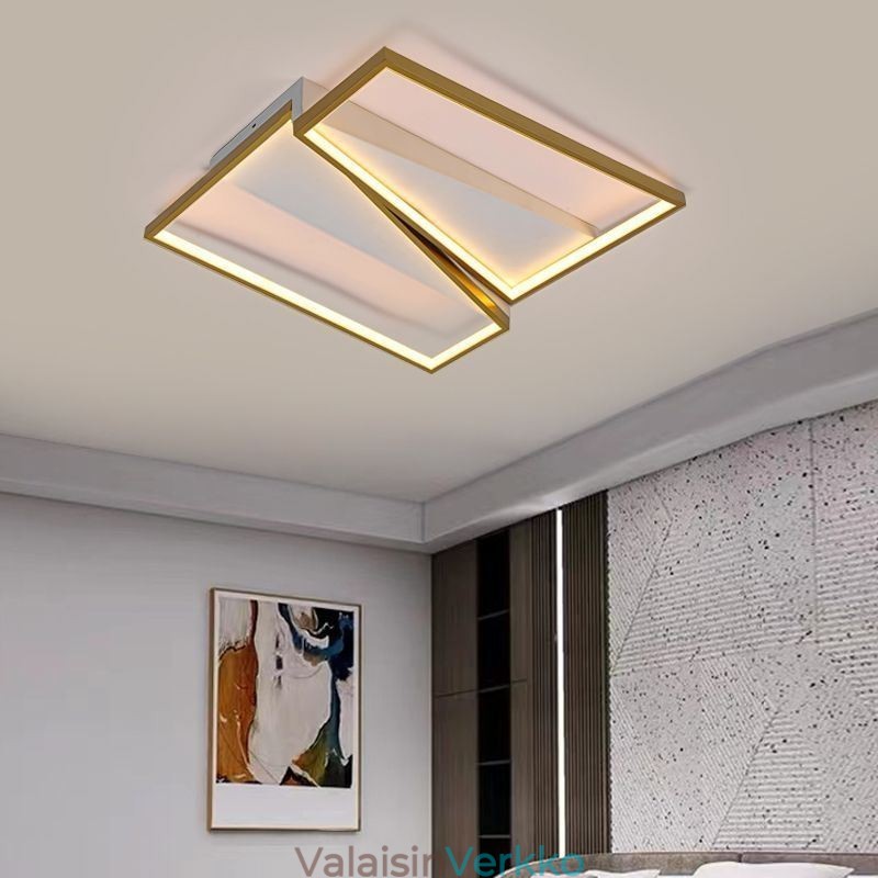 Uppoasennettu minimalistinen mosaiikki trapezium kattovalaisin