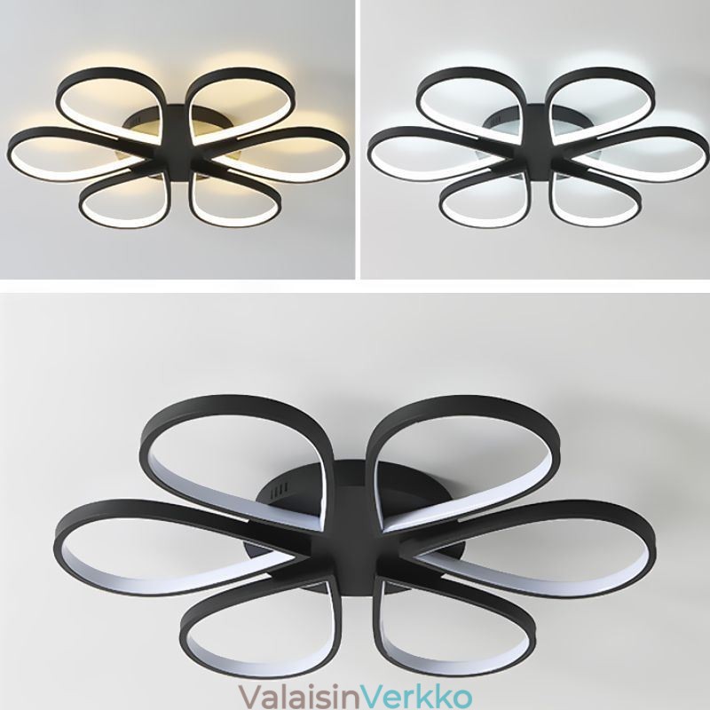 Minimalistinen uppoasennus Clover-kattovalaisin