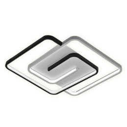 Upotettava akryylikääreinen neliömäinen kattovalo