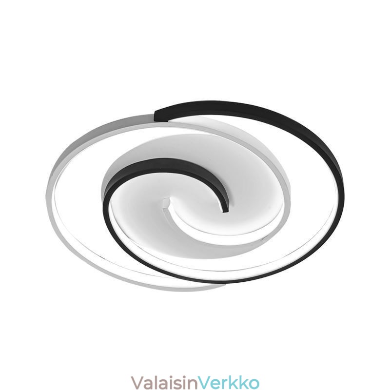 Uppoasennettava akryylikääreinen pyöreä kattovalo