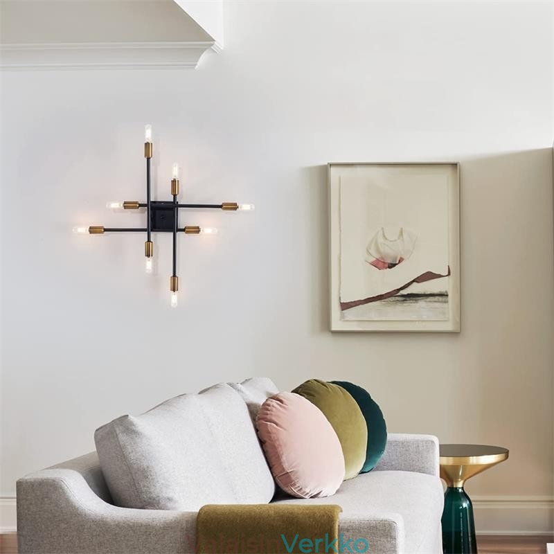 Country Retro Flush Mount Amerikkalainen teollisuustyylinen koristeellinen kattovalaisin
