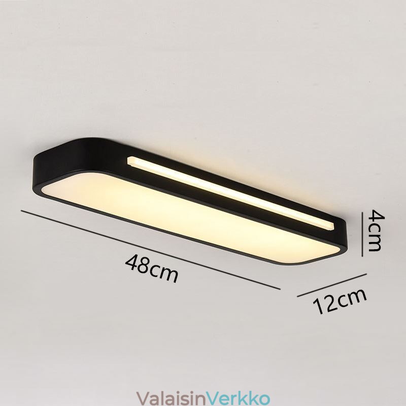Uppoasennettu moderni akryylikattovalo