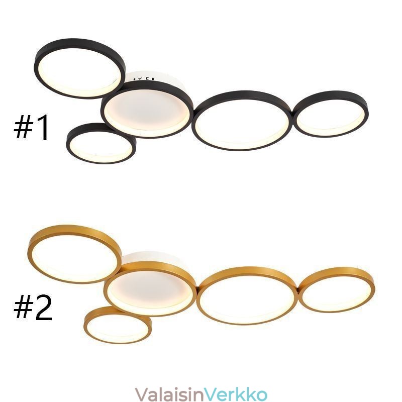 Moderni uppoasennettava alumiininen taidekattovalaisin