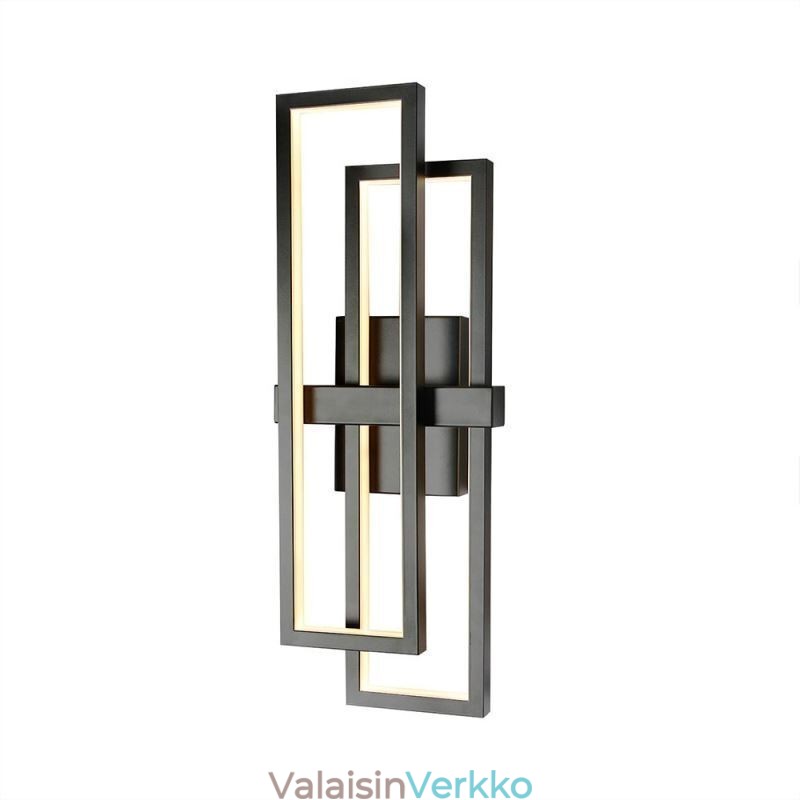 Minimalistinen uppoasennettava alumiininen taidegeometrinen neliömäinen kattovalaisin