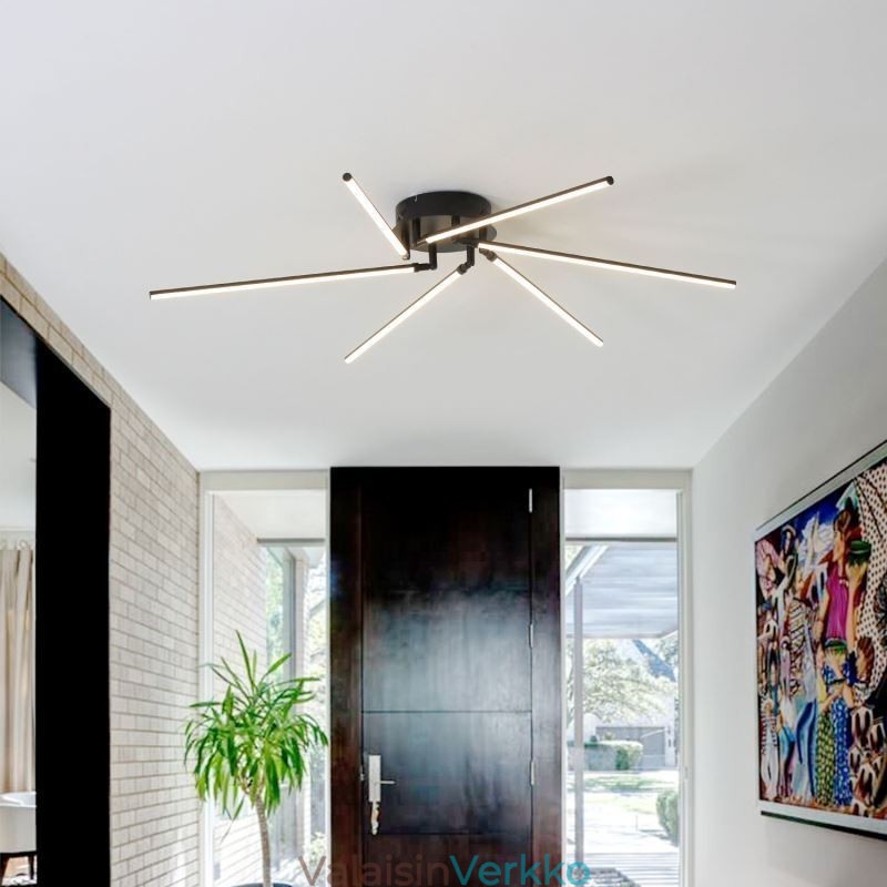 Creative Flush Mount alumiini Art Windmill kattolamppu