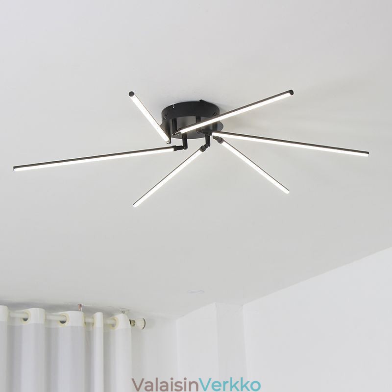 Creative Flush Mount alumiini Art Windmill kattolamppu