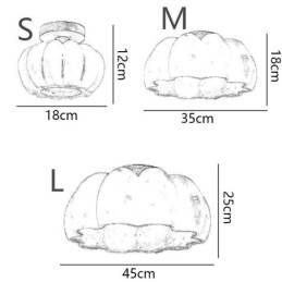 Yksipäiset Pumpkin uppoasennettavat japanilaiset retrokattovalot