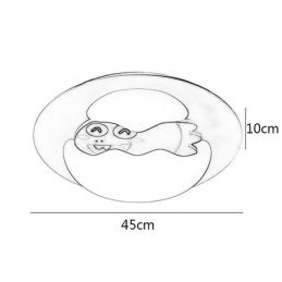 Sarjakuva uppoasennettu moderni koristeellinen kattolamppu