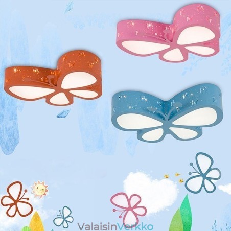 Butterfly uppoasennettava nykyaikainen metallikattovalaisin Butterfly uppoasennettava nykyaikainen metallikattovalaisin