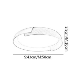 Moderni kattovalaisin akryyli pyöreä kattovalaisin