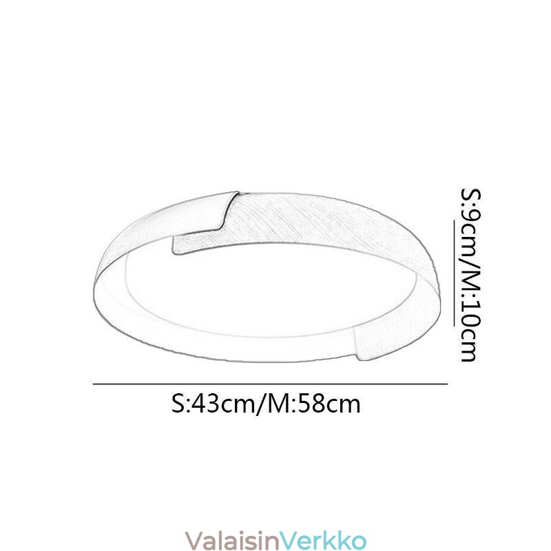 Moderni kattovalaisin akryyli pyöreä kattovalaisin